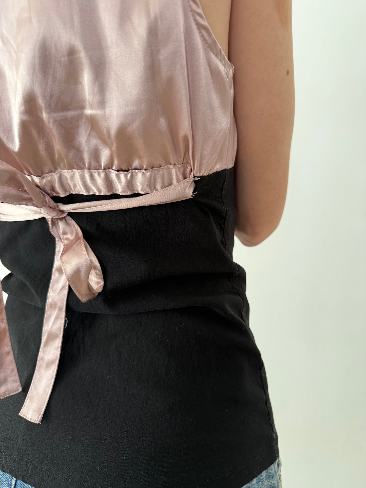 2000s satin halter top