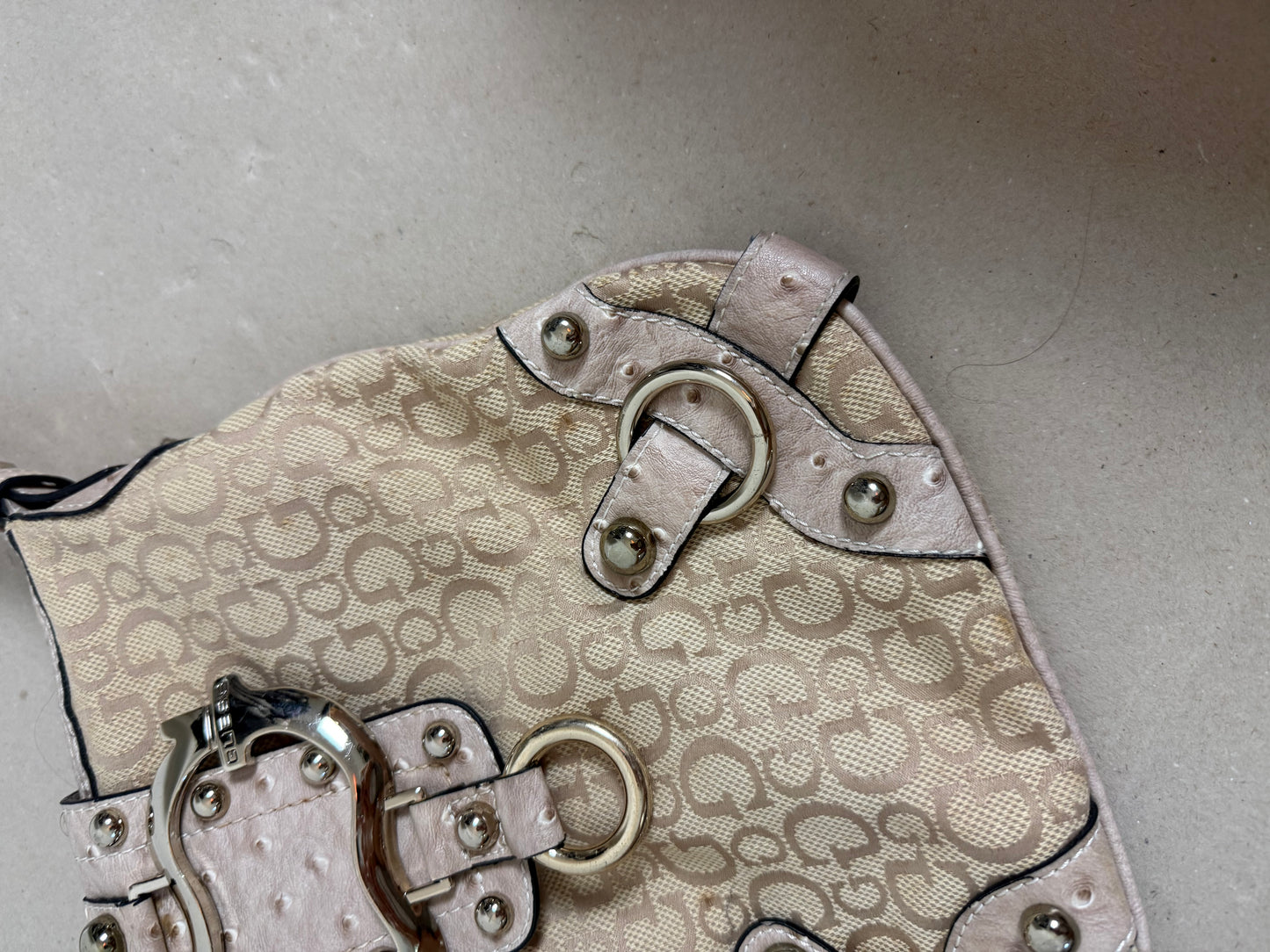 2000s Guess Monogram Crossbody Bag