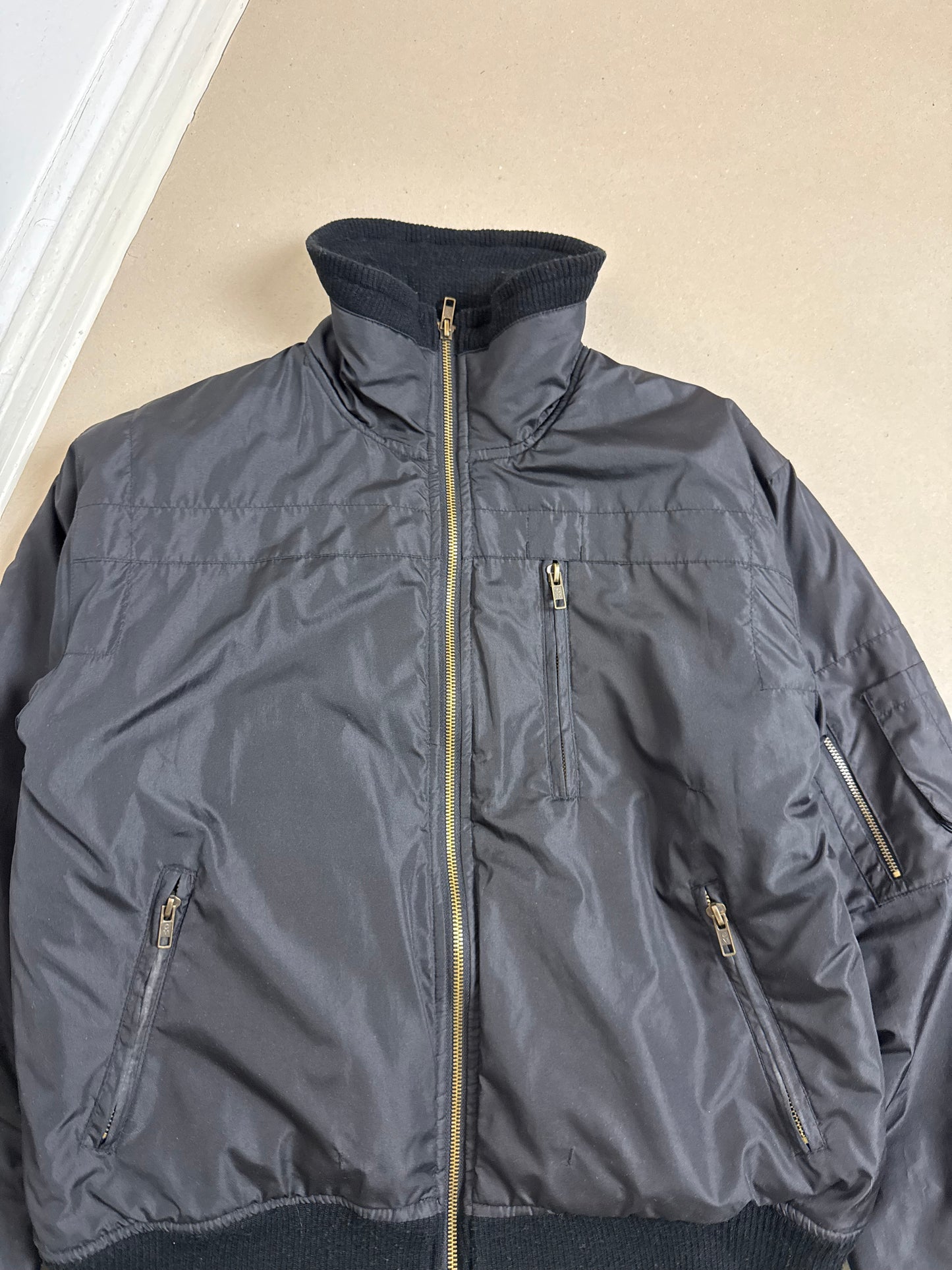 1990s cropped bomberjacket