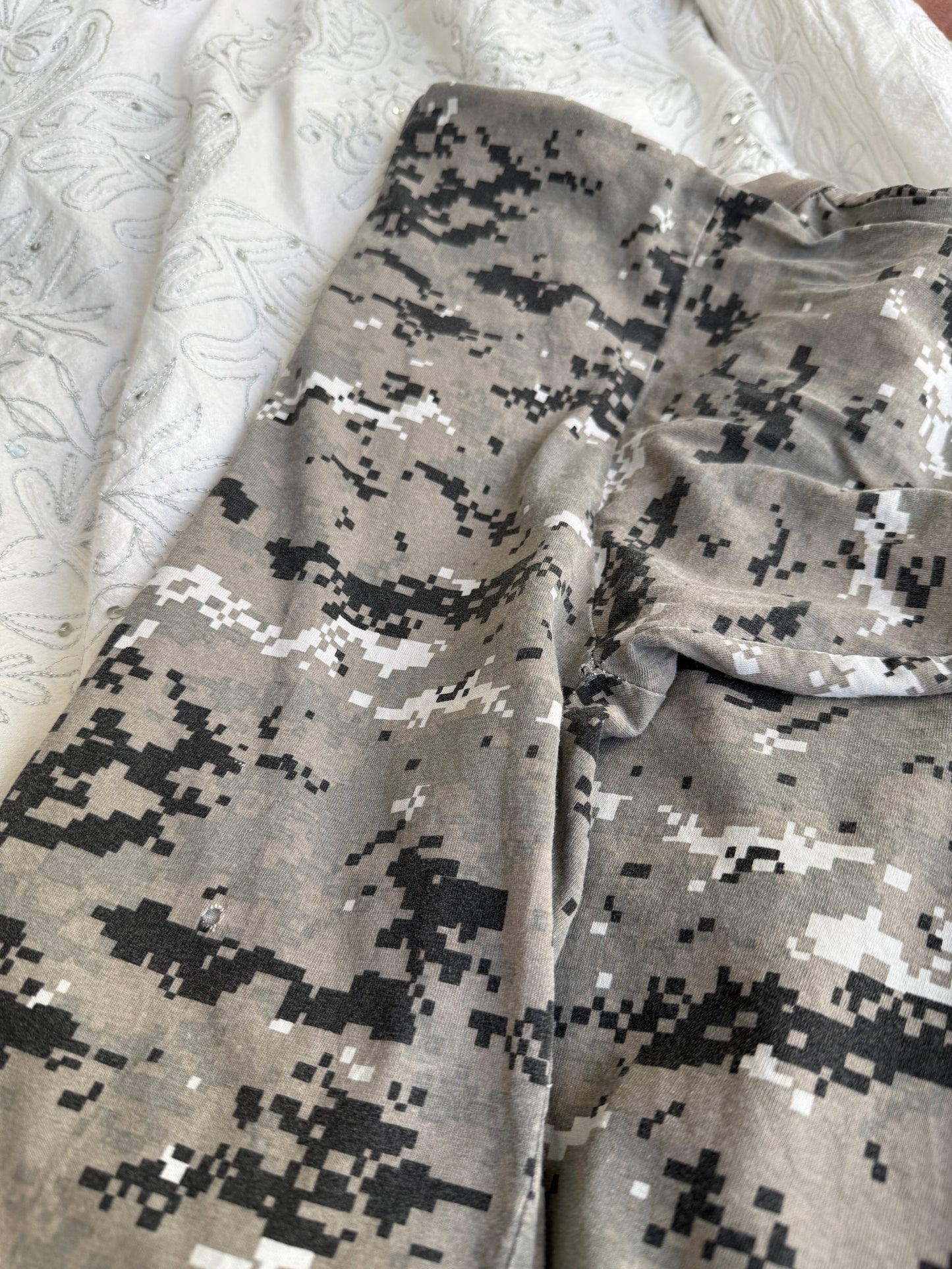 1990s camo pixel tee