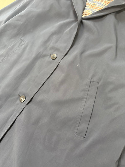 1990s blue trench coat