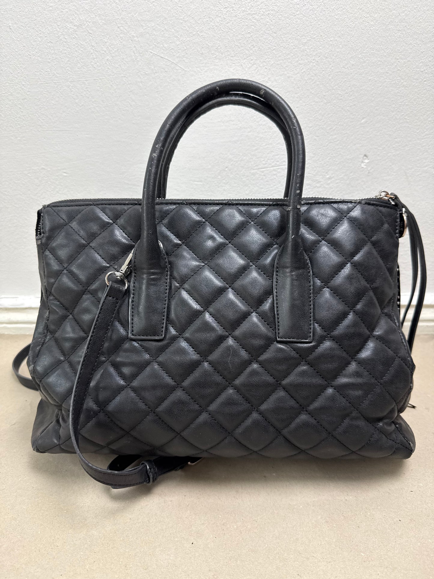 2000s fringe firkin bag black