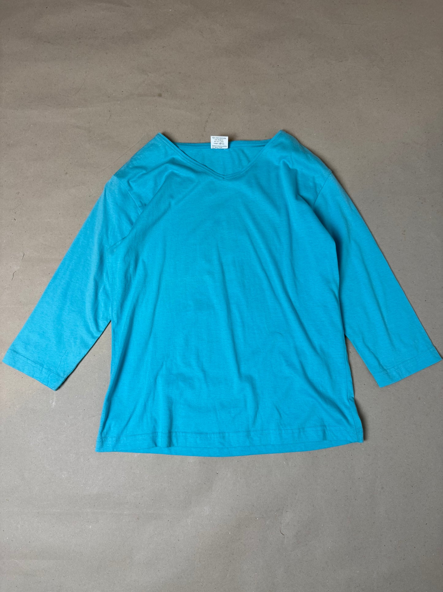 2000s aquamarine turquoise longsleeve