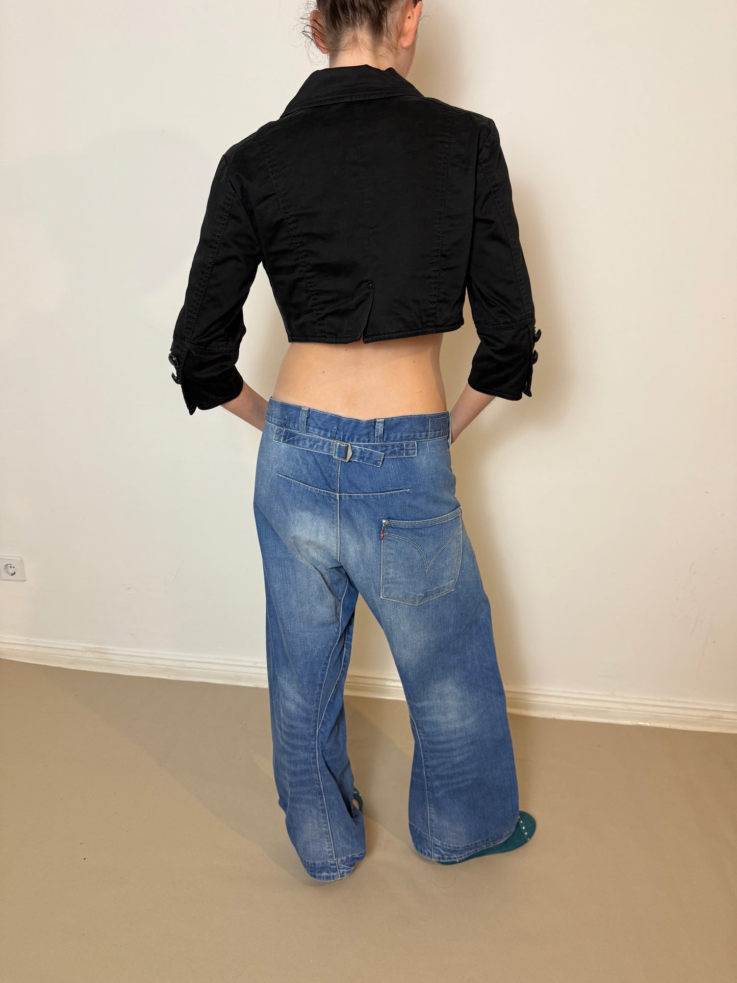 2000s cropped bolero