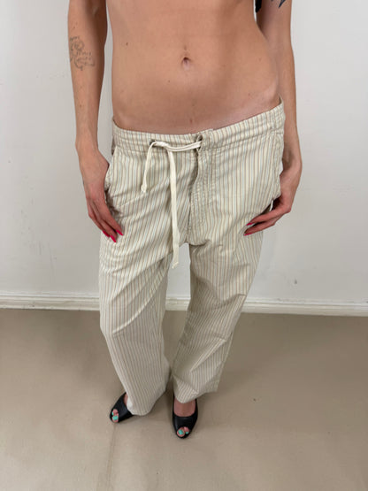 2000s striped slouchy pants