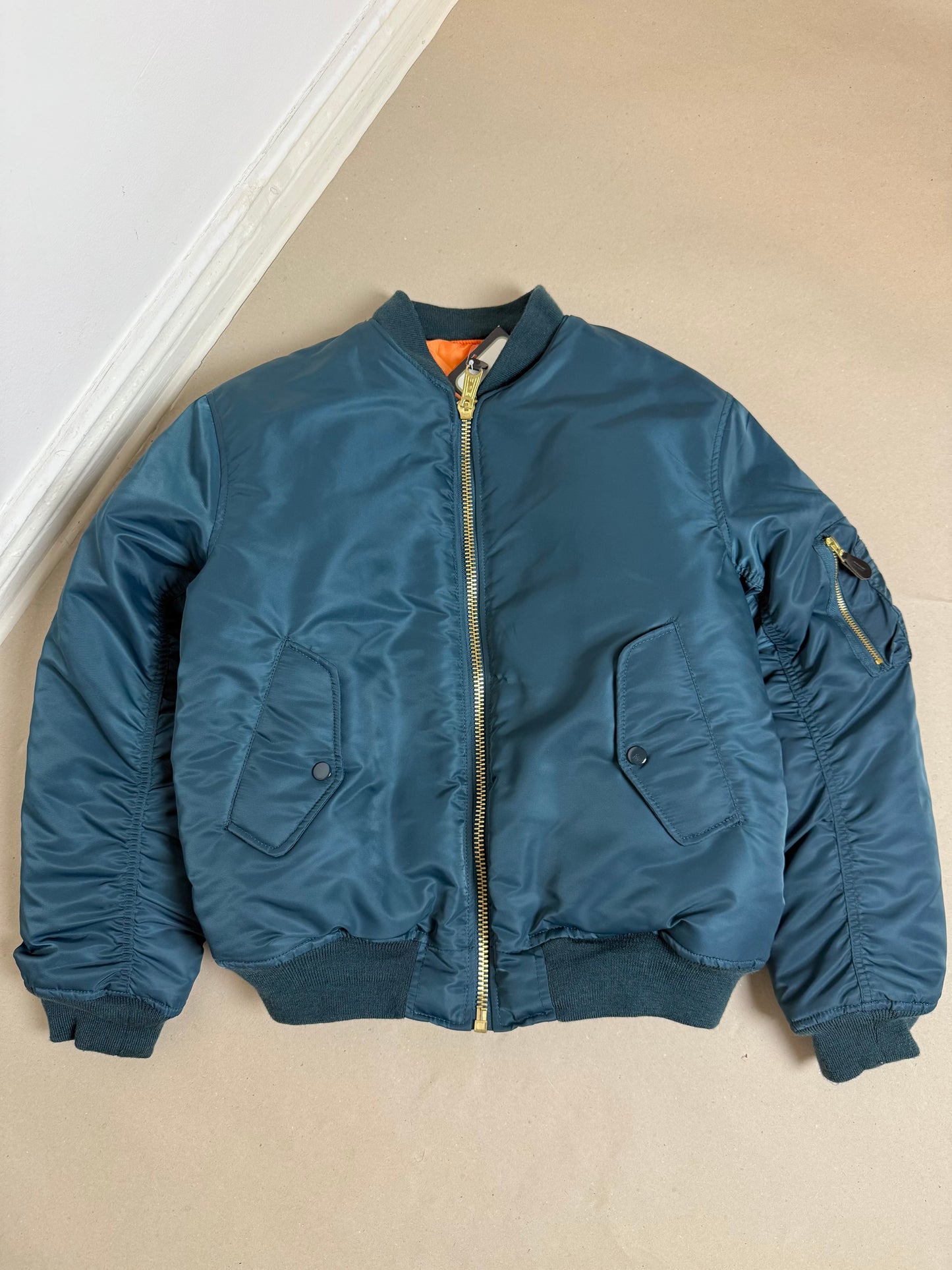 1990s oversized bomber jacket