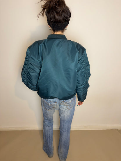 1990s oversized bomber jacket