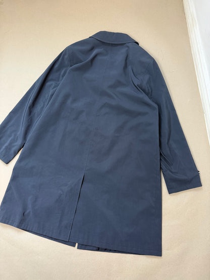 1990s blue trench coat