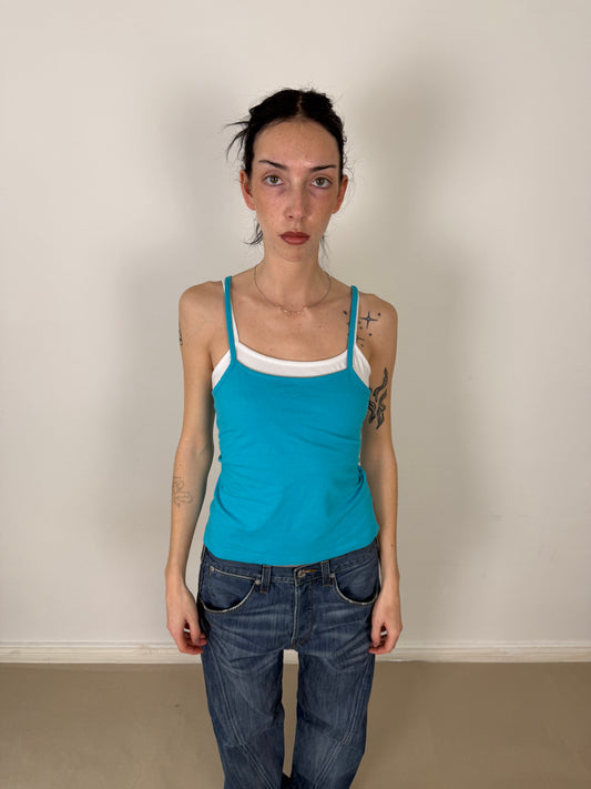 2000s double layered cami top