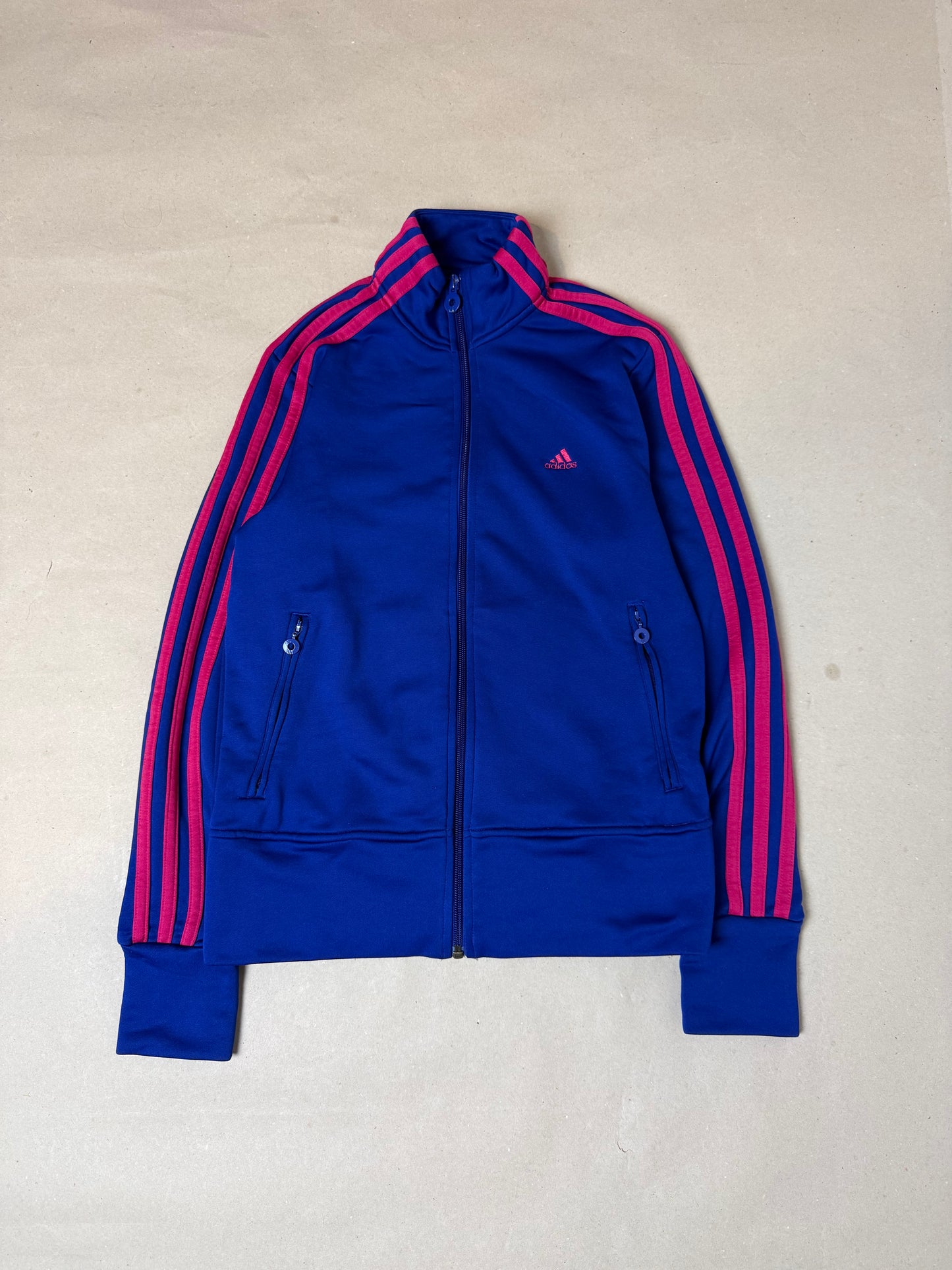 2000s full adidas tracksuit pink blue