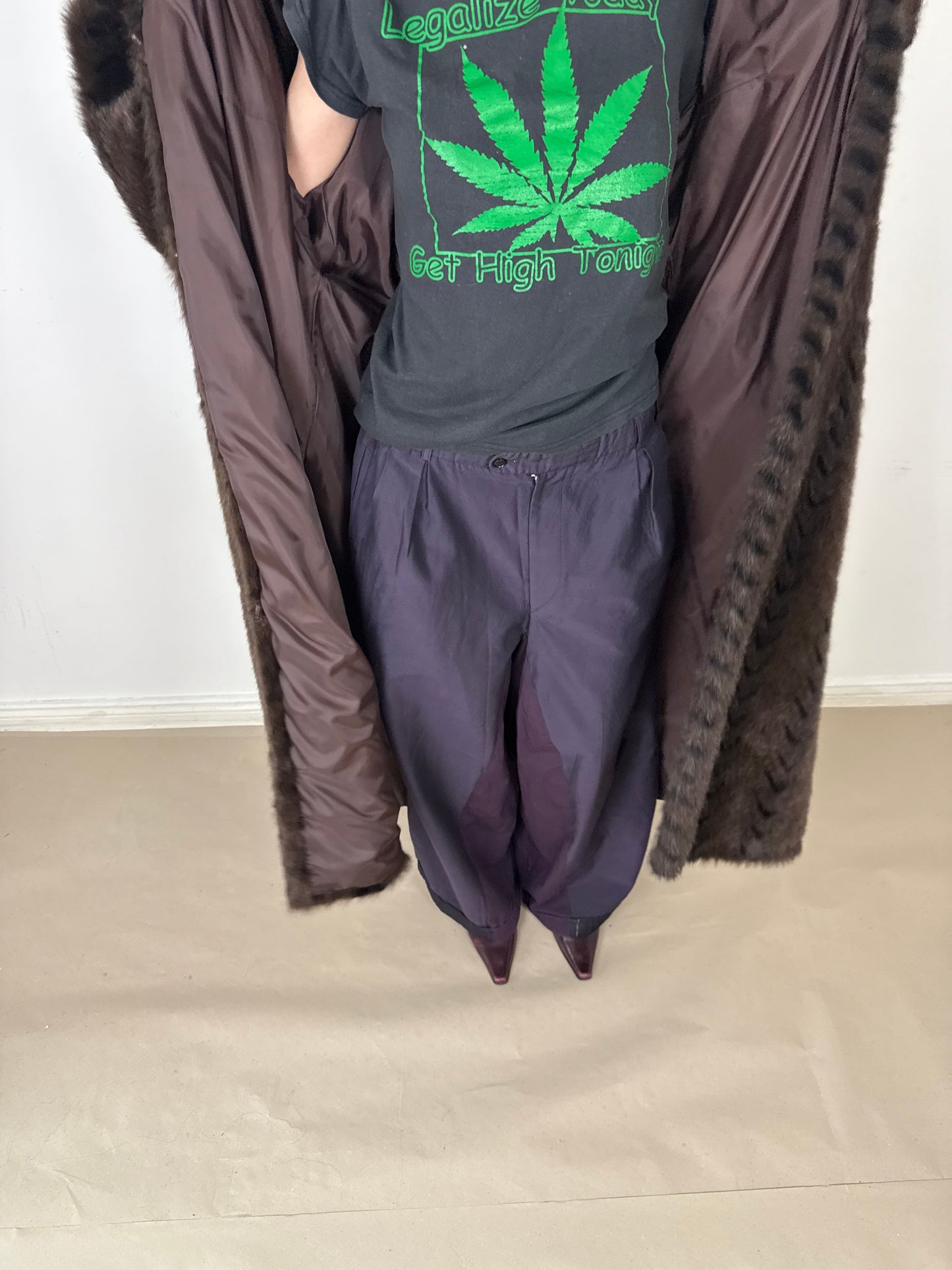 1of1 vintage baggy suit pants