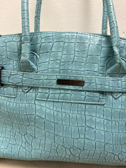 2000s firkin style bag turquoise teal