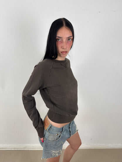 2010s Dsquared2 brown faded sweater