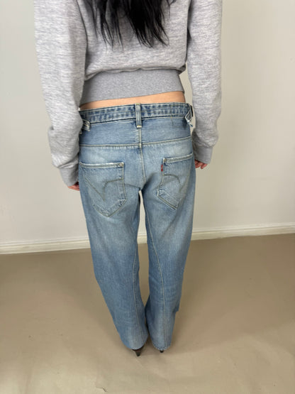 2000s levi’s engineered buckle selvage W29