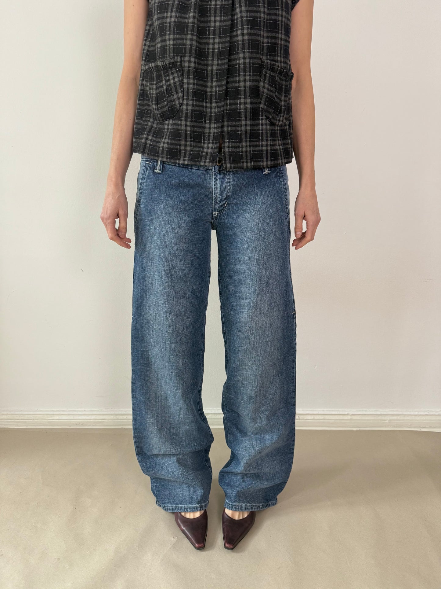 2000s low rise baggy jeans W31
