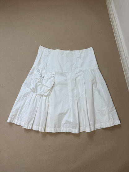 2000s pleated midi skirt