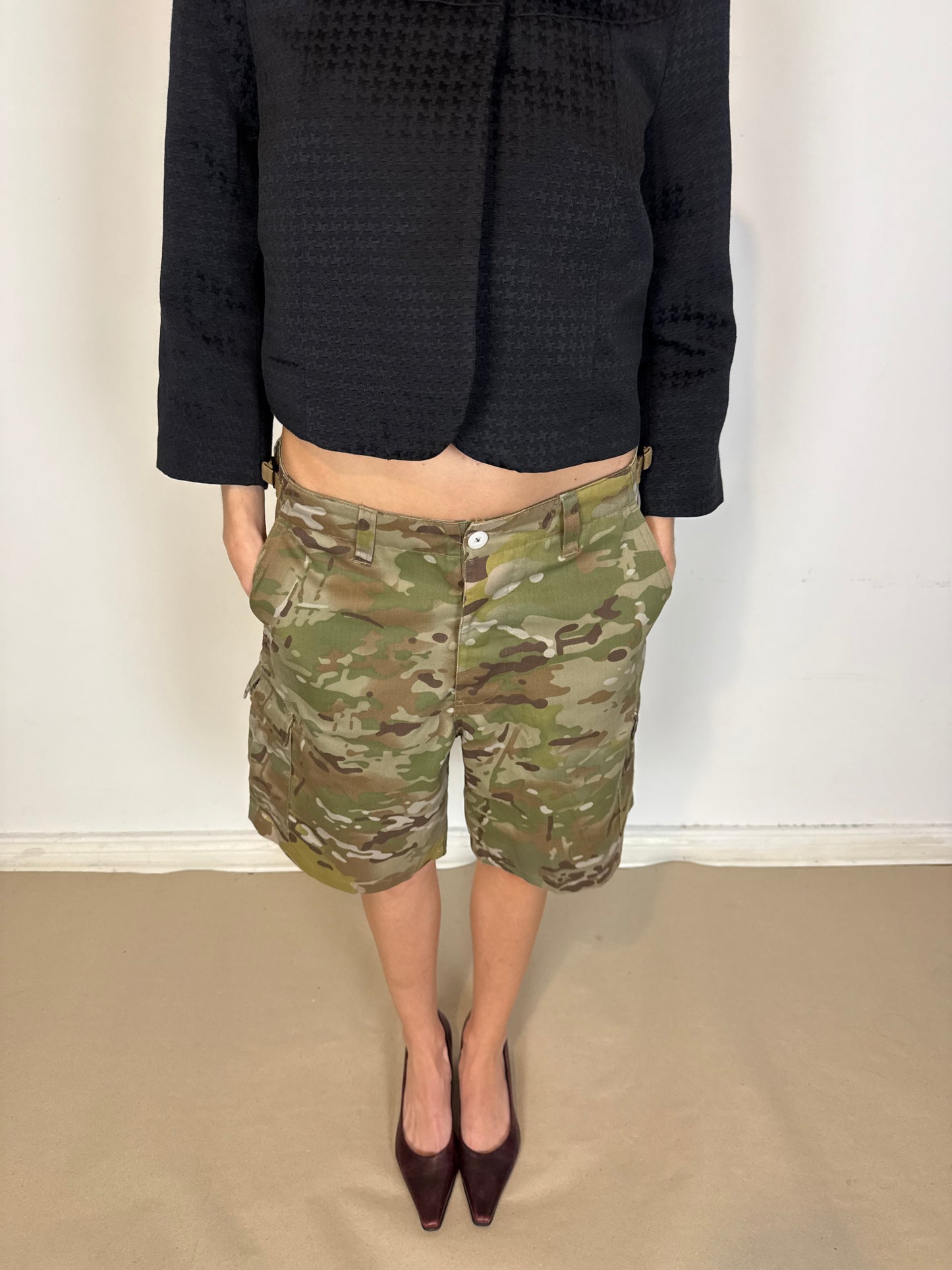 2000s camo shorts