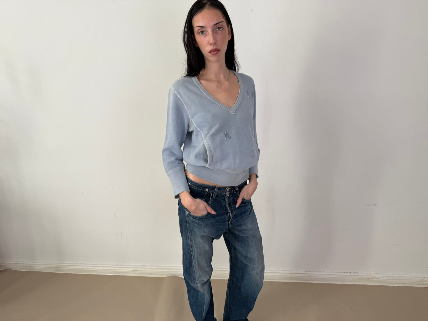 04/05 Dsquared2 distressed sweater