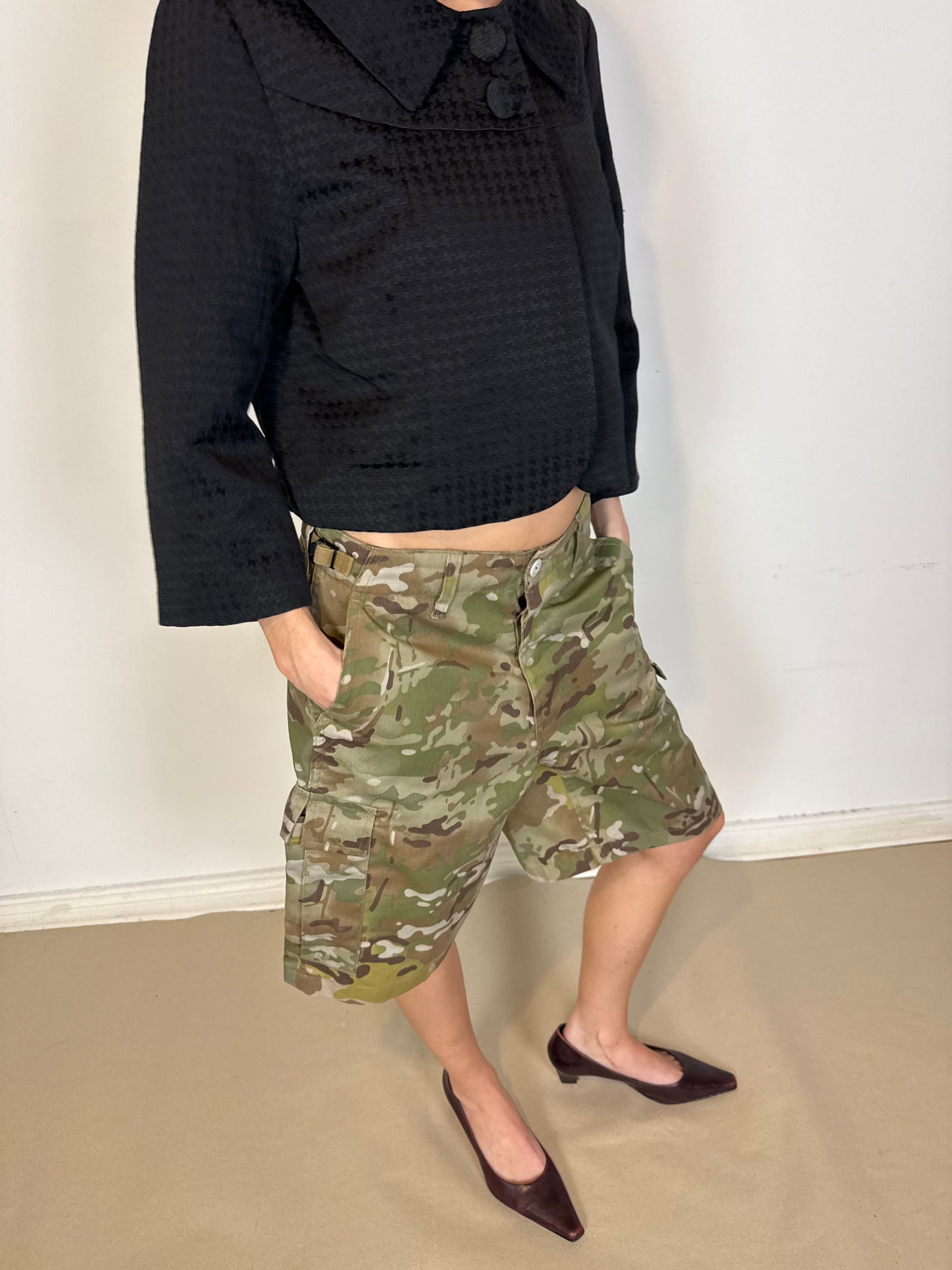 2000s camo shorts