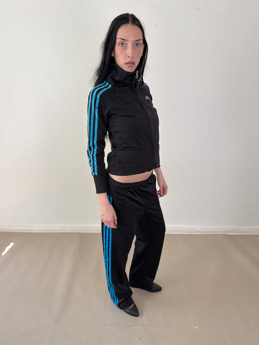 2000s Adidas tracksuit turquoise