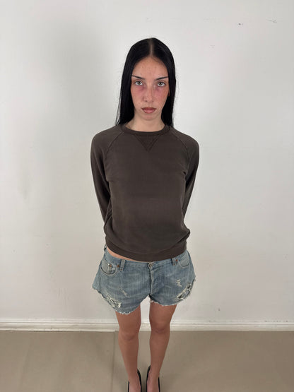 2010s Dsquared2 brown faded sweater