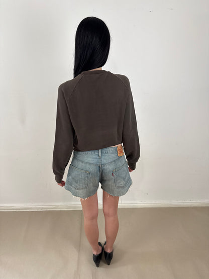 2010s Dsquared2 brown faded sweater