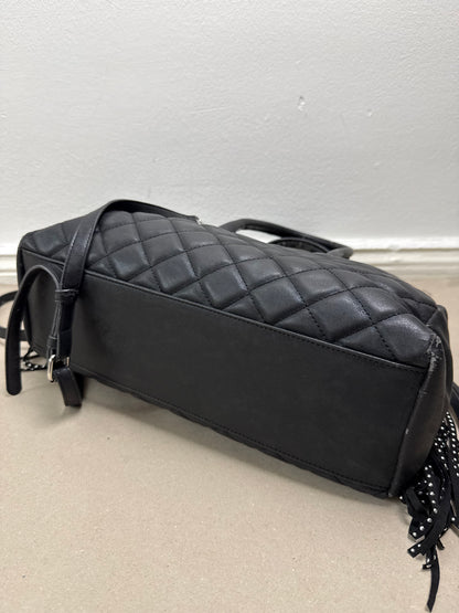 2000s fringe firkin bag black