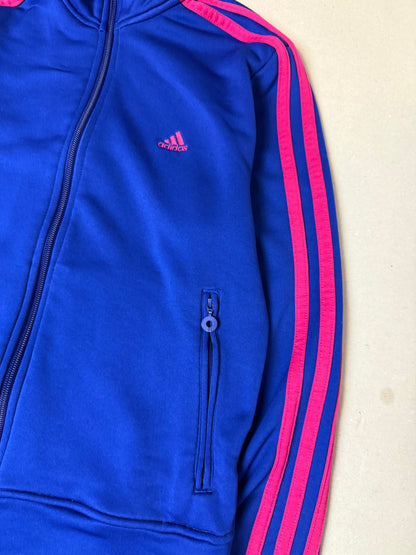 2000s full adidas tracksuit pink blue