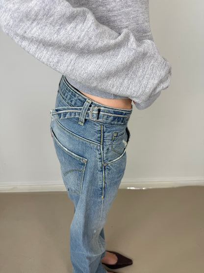 2000s levi’s engineered buckle selvage W29