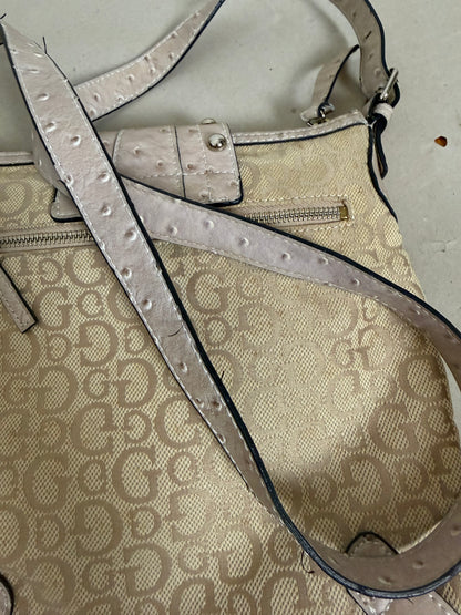 2000s Guess Monogram Crossbody Bag