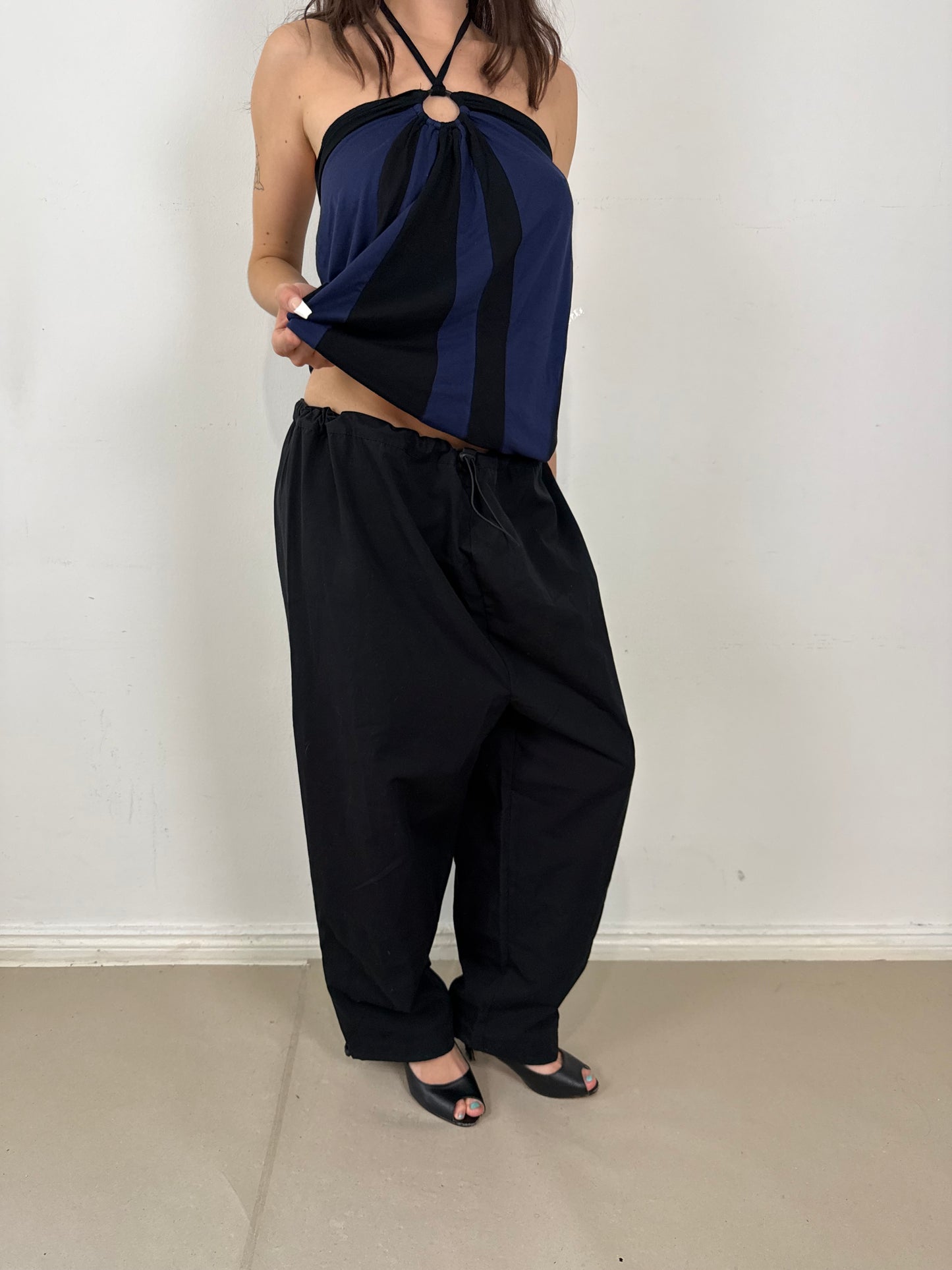 2000s parachute military pants