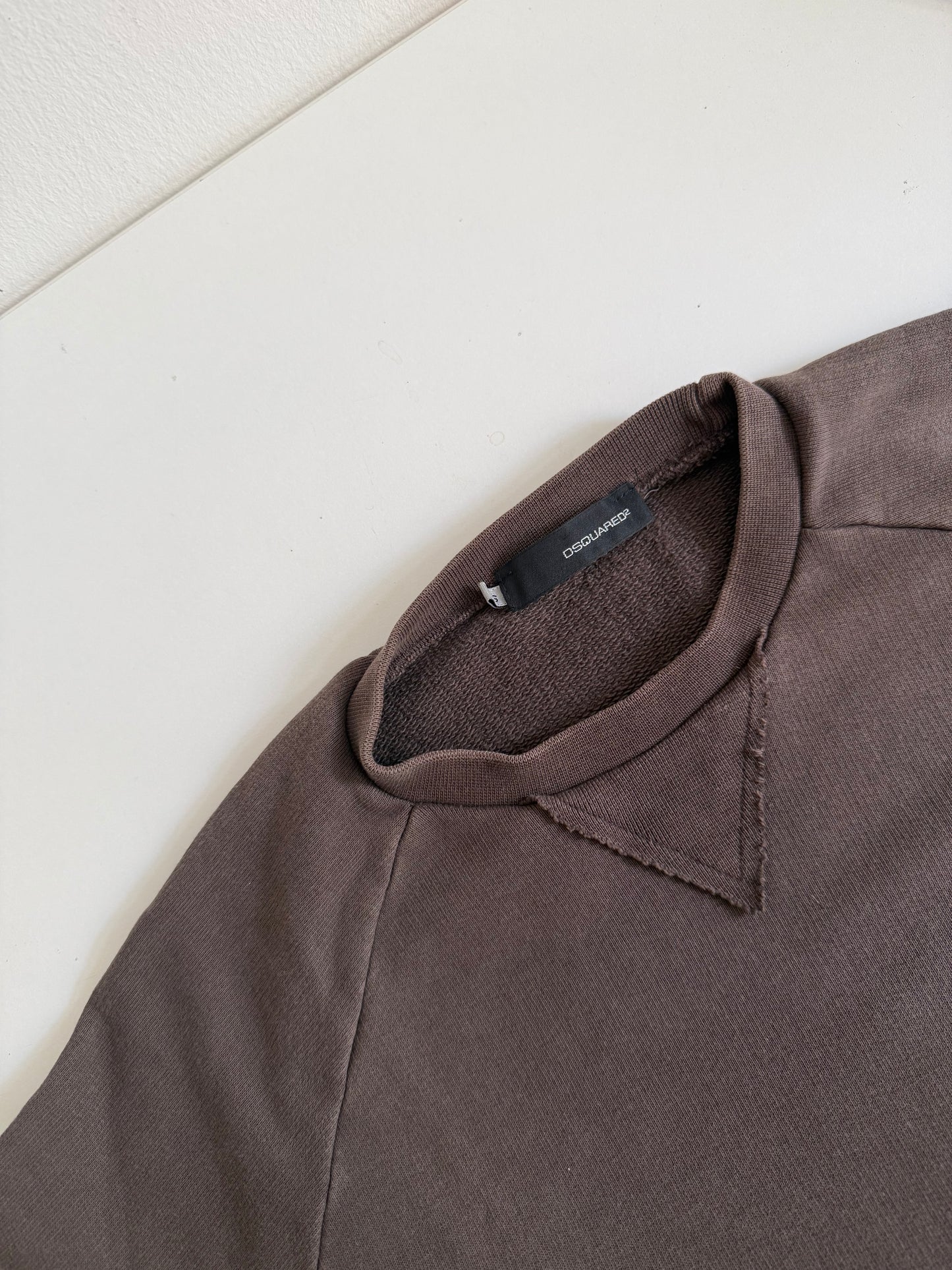 2010s Dsquared2 brown faded sweater