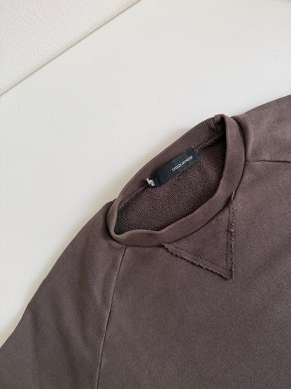 2010s Dsquared2 brown faded sweater