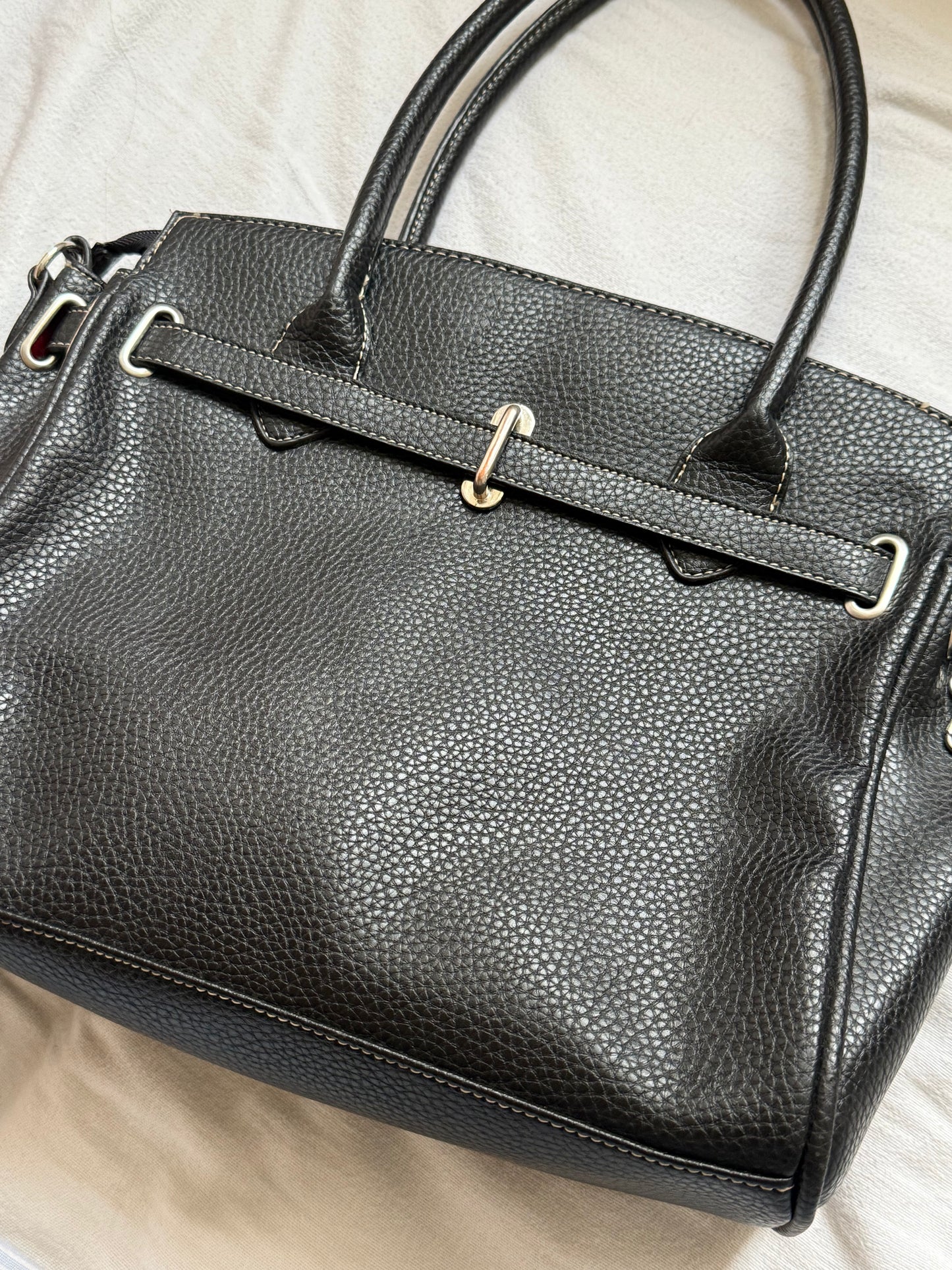 2000s firkin bag midi black