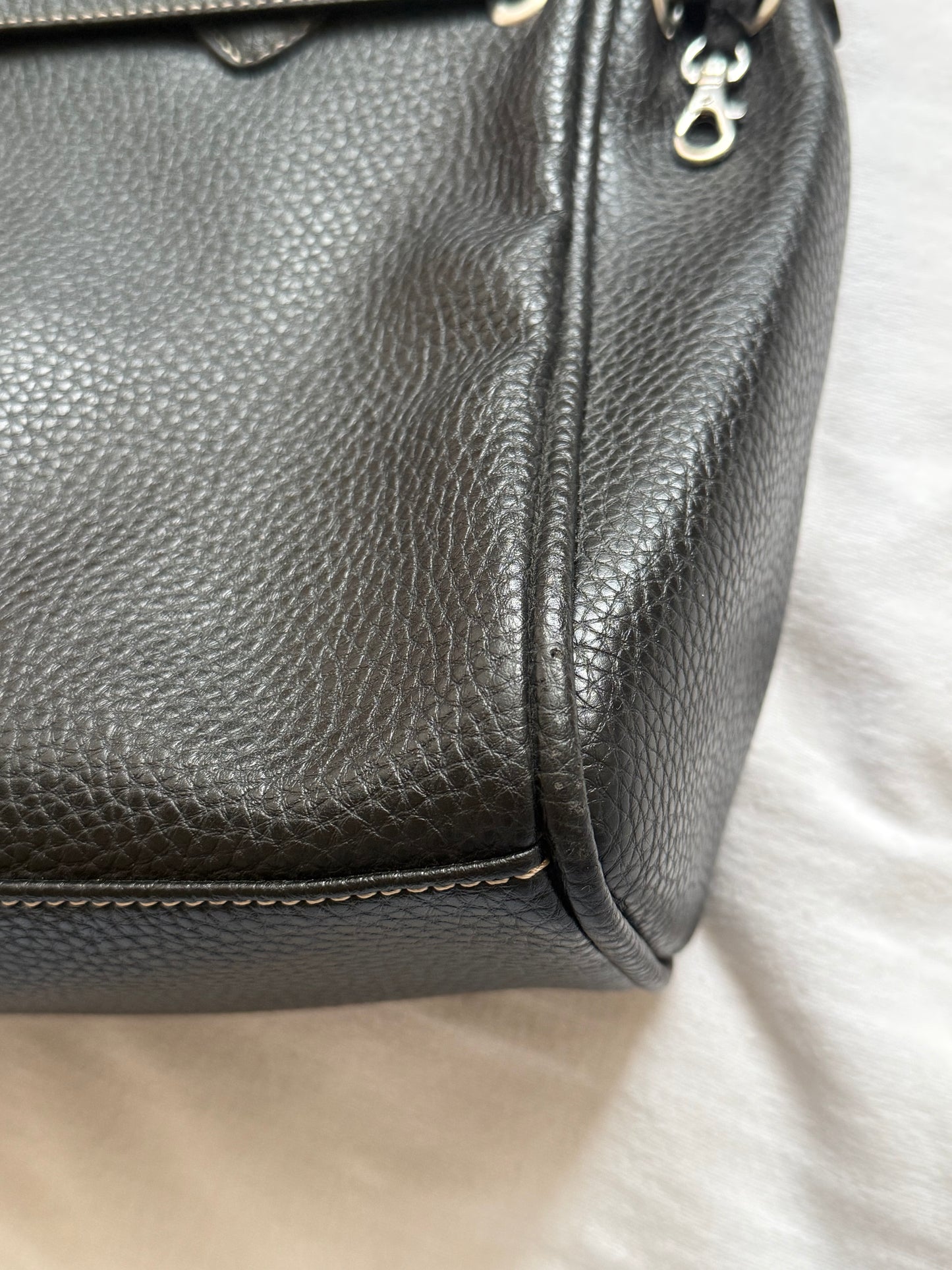 2000s firkin bag midi black