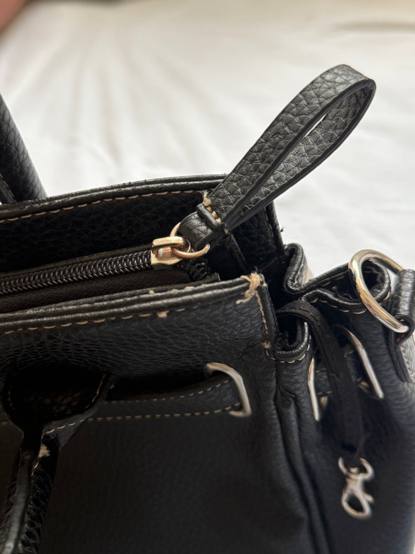 2000s firkin bag midi black