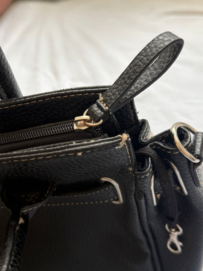 2000s firkin bag midi black