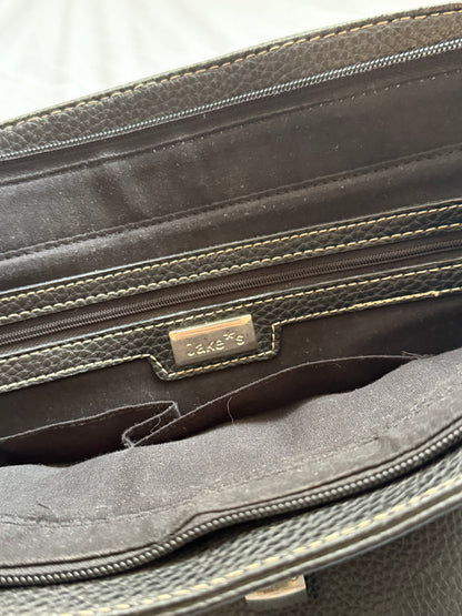 2000s firkin bag midi black