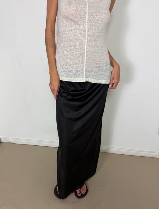 1990s silky skirt