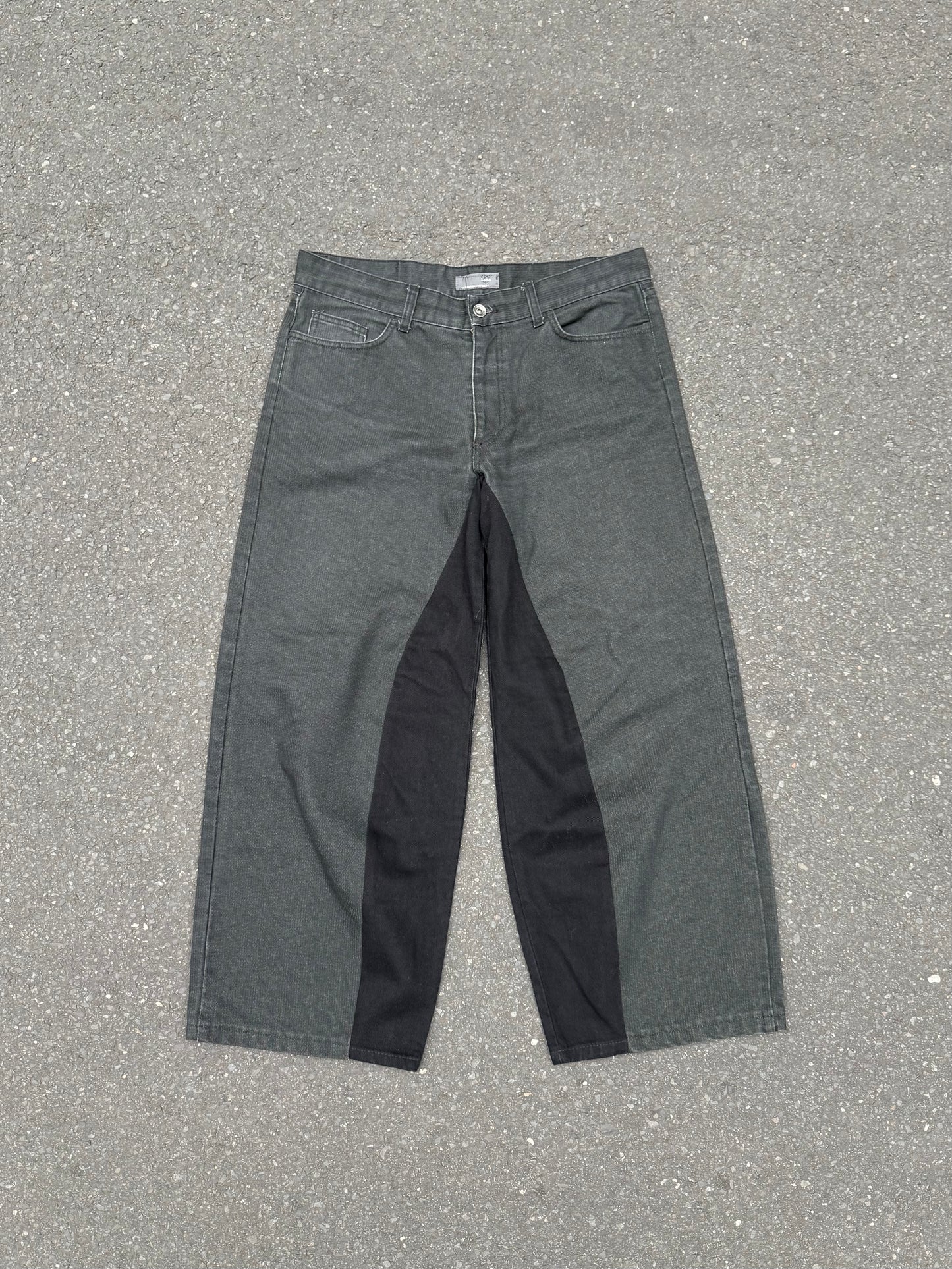 1of1 black baggy jeans
