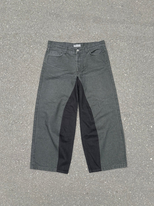 1of1 black baggy jeans