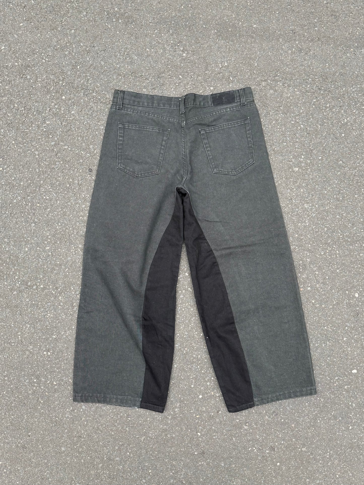 1of1 black baggy jeans