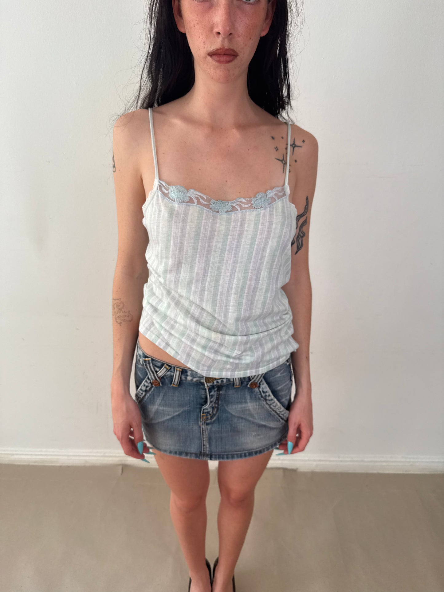 1980s MINT LACE CAMI