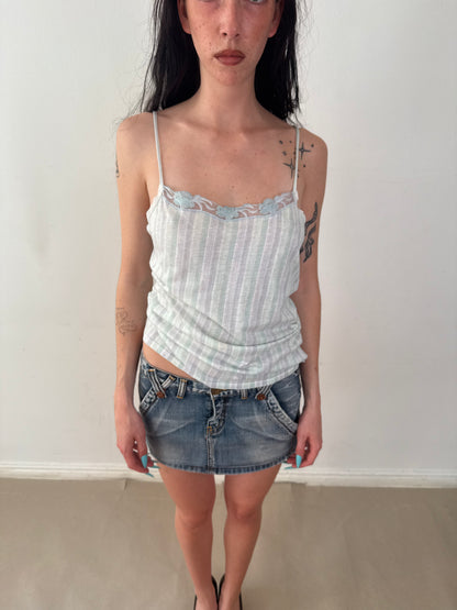1980s MINT LACE CAMI