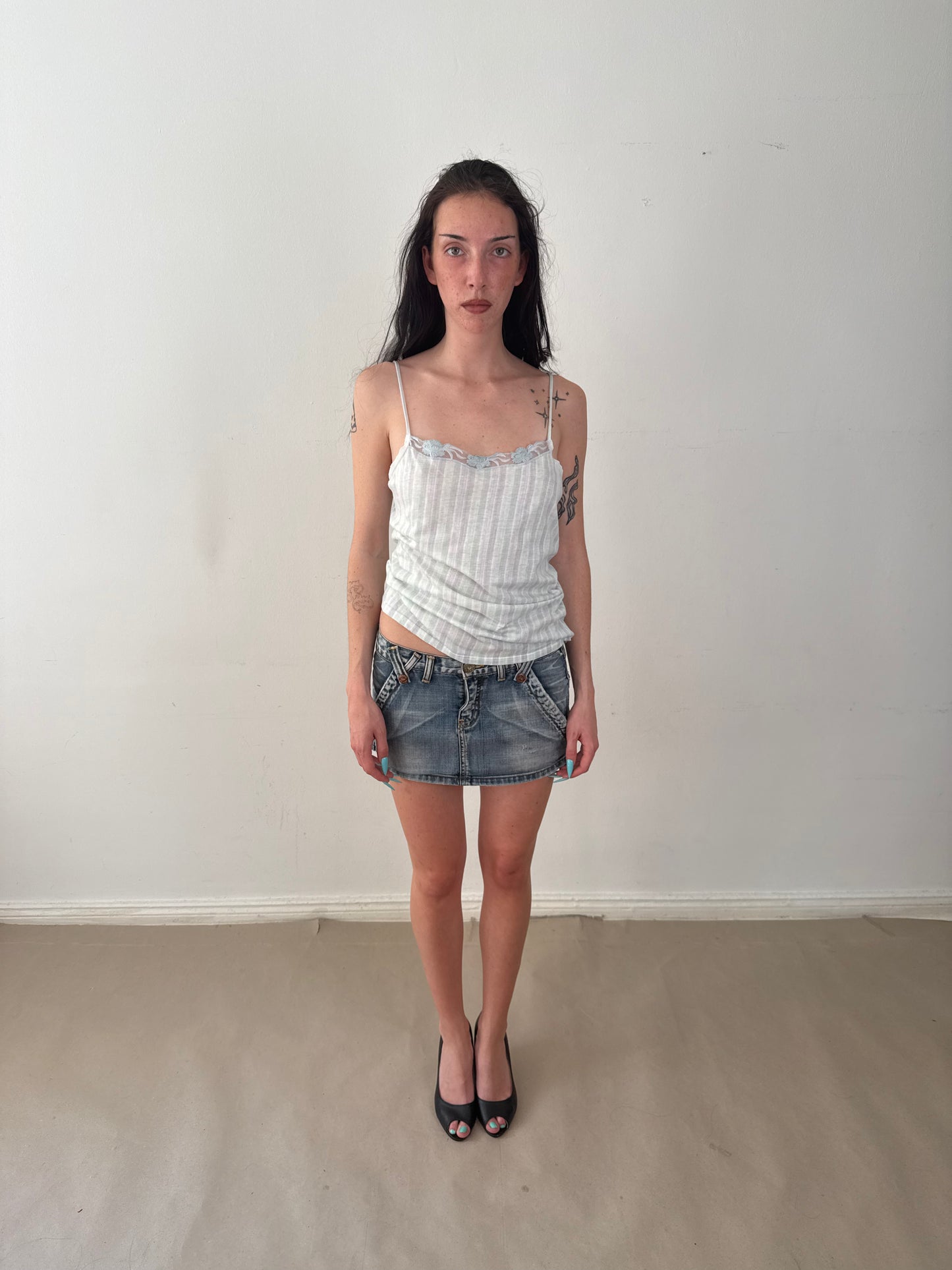 1980s MINT LACE CAMI