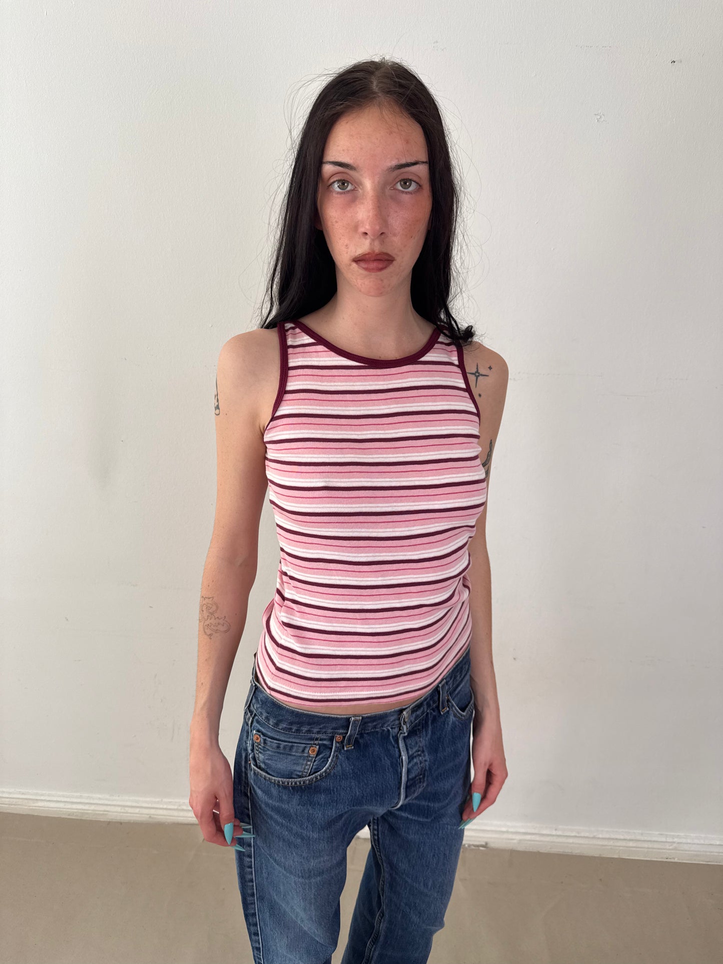 2000s STRIPED TOP