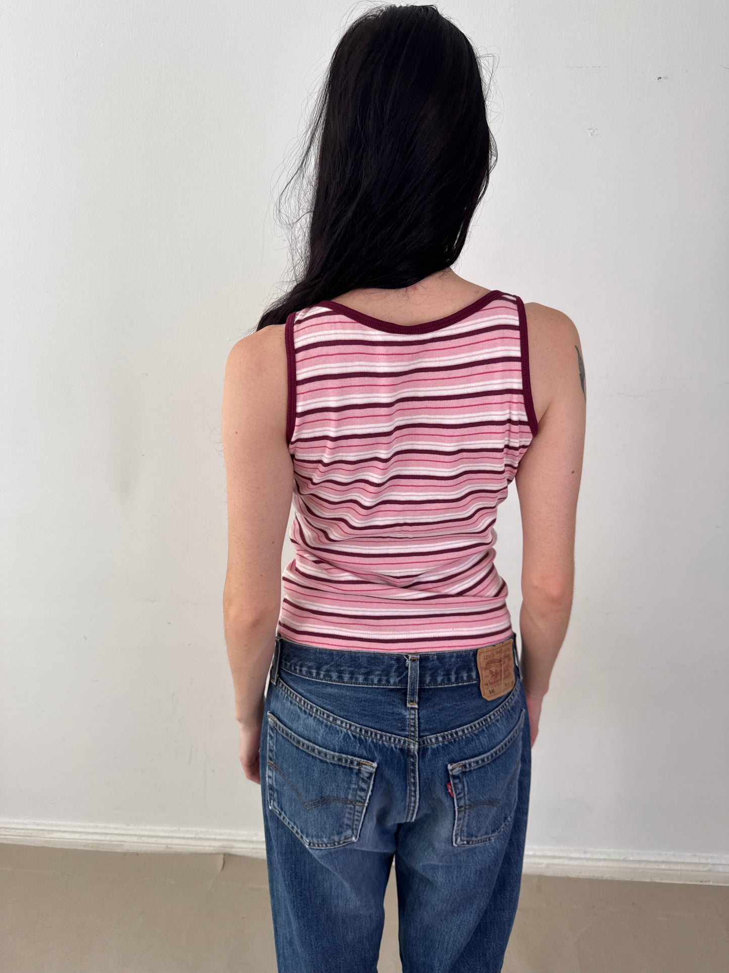 2000s STRIPED TOP