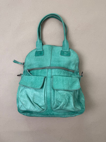 2000s turqoise bag