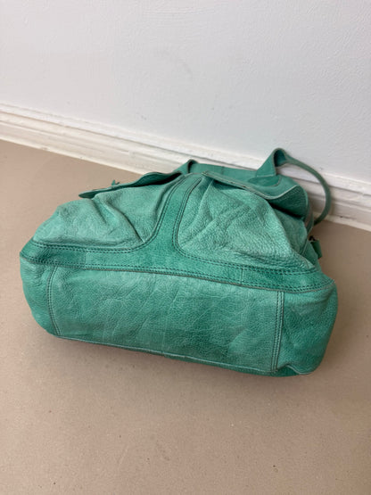 2000s turqoise bag