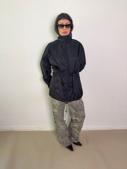 2000s belted rainjacket